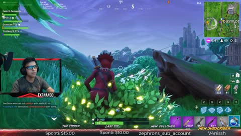 18.7 seconds of Nando bush camping *confirmed noob*