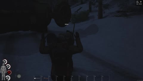 Caught with his pants down!