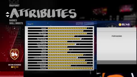 BEST SHOTCREATING SLASHER IN 2K19 95 GRIND ELITE GUARD /Twitter @HalfRicanJayy