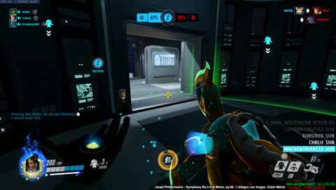 Extreme flank turret