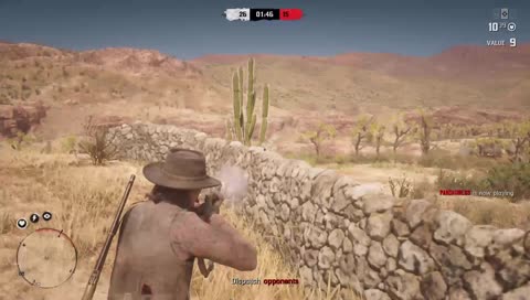 Pieced the entire team down. kill after kill. (red dead montage moments)