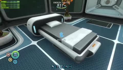 Duermiendo en las profundidades (SubNautica)