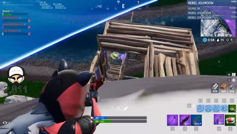 FORTNITE- Esa fue suerte de perrito bailarín xD