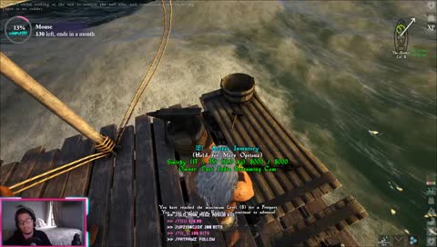 When you skip leg day so you can't hold yourself on the raft