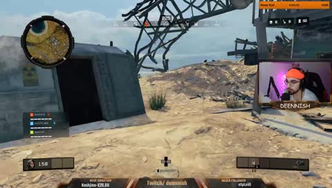 deennish schlägt eine frau