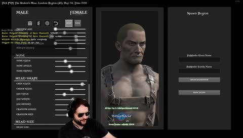 Character customization nonsense: chin game strong