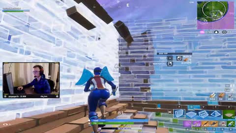 через стену