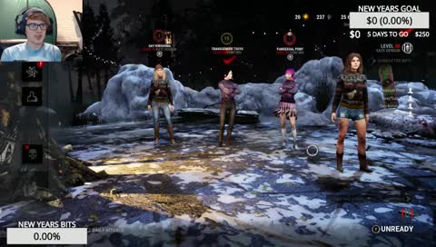 MERRY (late) CHRISTMAS *playing dbd with boyfriend and friends :D
