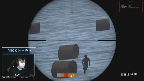 travail d'équipe!! un leurre et un sniper!!