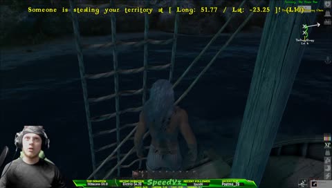 Speedy does the boat thing