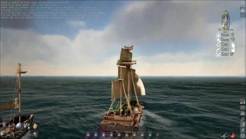 The crew singin as they set SAIL