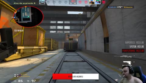 Olha a calma do ser humano.