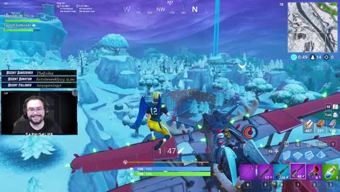He hits those.