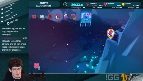 Lilac Ruins the Stream