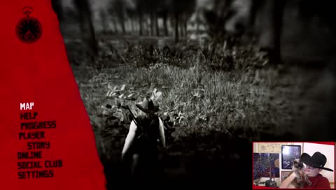 Just a cowboy and his cat<3