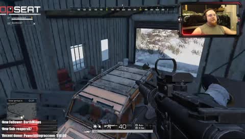 Wolf on the shelf, goes pew pew pew