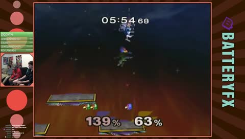 a 139% kill confirm for falco