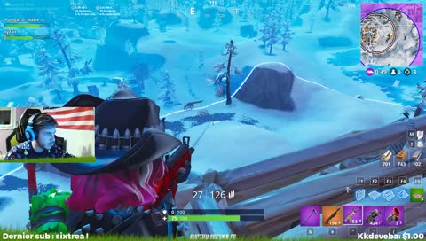 "Y'a un sniper du coup pour toi"