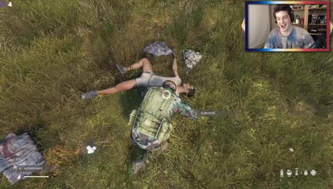 Ted surprised and being funny