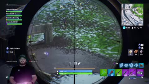 Snowman hittin NASTY snipes off da plane