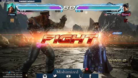 60% Kazuya combo.