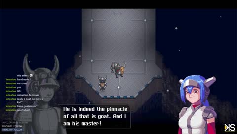 proper goat-master voice