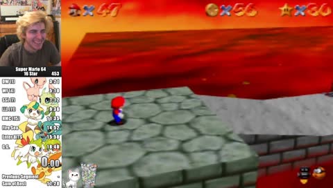 frightened white male responds to challenge from top mario runner