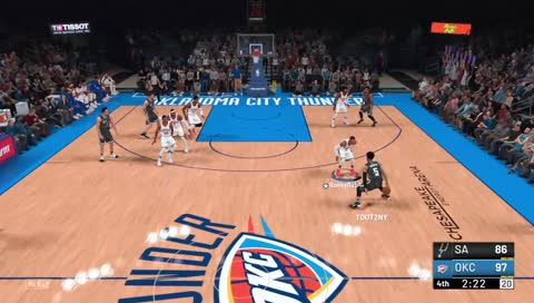 Demar W/ the footwork......