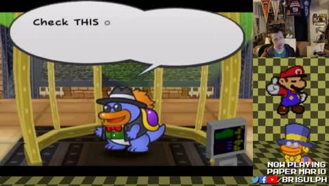 Is he Taking a dump?
