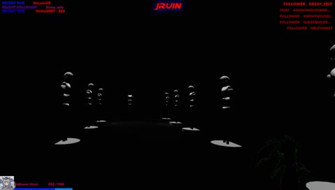 J scared by maniquin