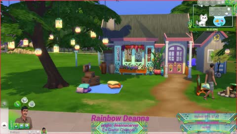 sim sets fire during build