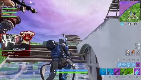 Of course he hits it.