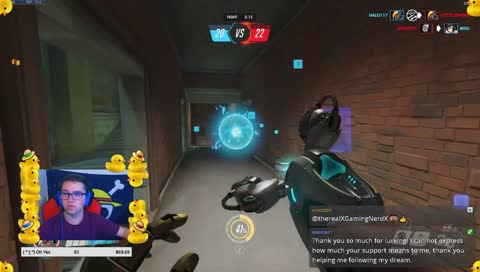 "Get Outta My LANE!" Nice Double kill on OW