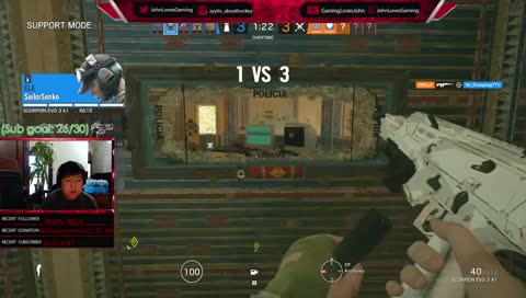 1v3 Clutch With Ela