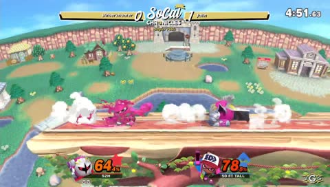 Spacing into edge guard