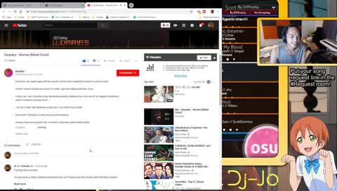 Jo reacting to my cover
