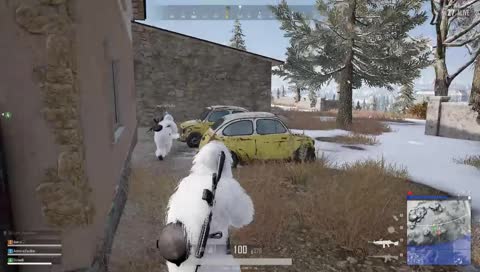 A wild dan-yeti with an m249 mowing people down