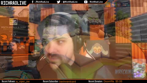 Rich reacting to bits