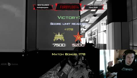 Obviously aimbotting.