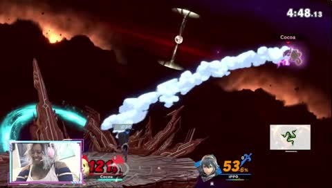 Ippo couldn't hold on