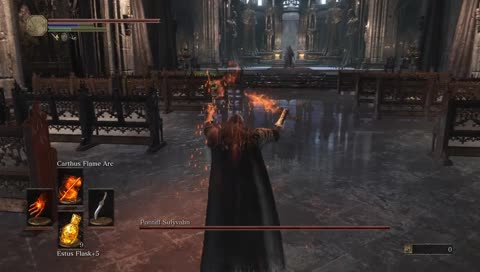 Drunk Del defeats Pontiff w/ bandit knife in less than 60 seconds without being hit once
