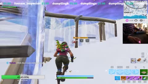 fortnite finesser busts his sperm solution on unsuspecting noob (colorized)