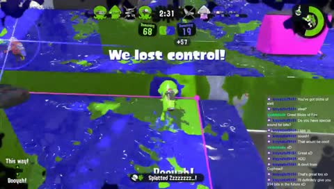 Backing into the splashdown! *boom*