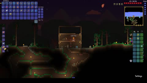 TechHappy and PaintHappy spreading the love in Terraria.