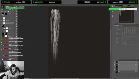 Making a seamless hair texture