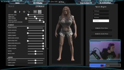 Jonas erstestellt sich einen realistischen Char...