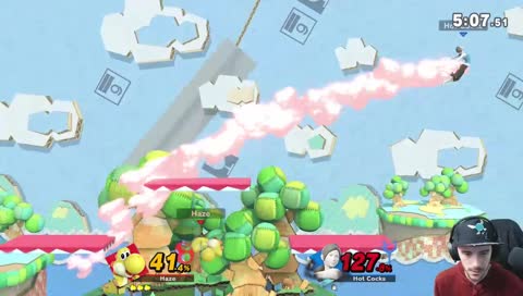 When she is wearing yoga shorts