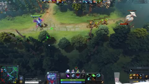 Almost saved by enemy panda