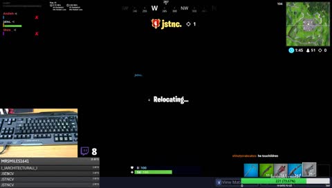 Andy touches children