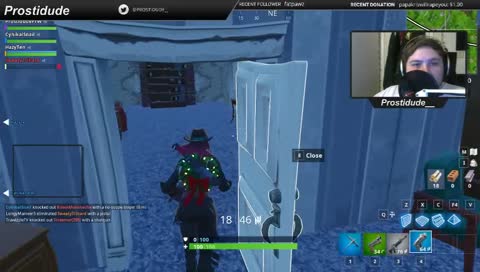 Stair push into trap.